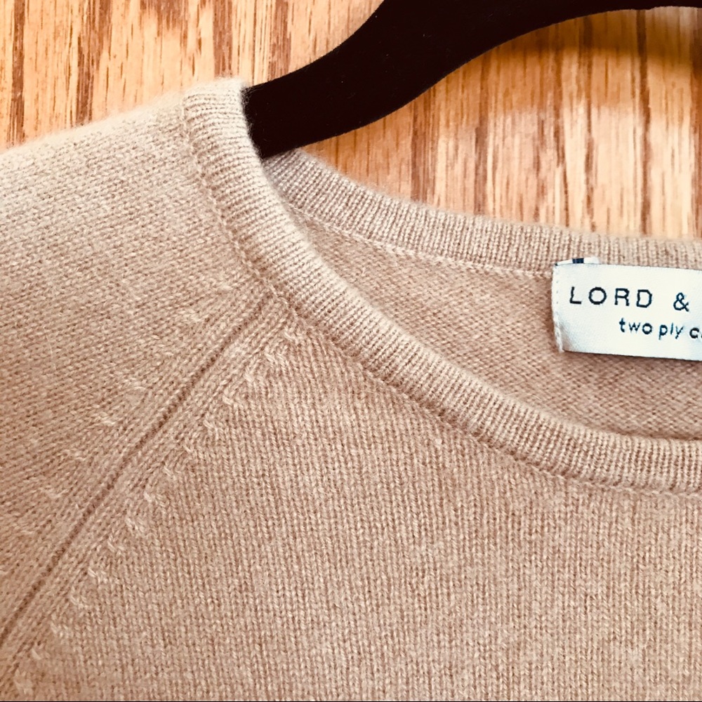 L&T Camel Cashmere Sweater M